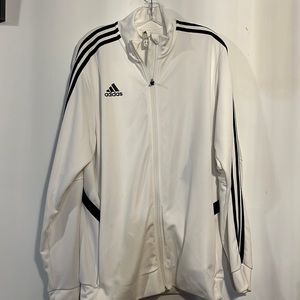 Adidas XL white jacket
